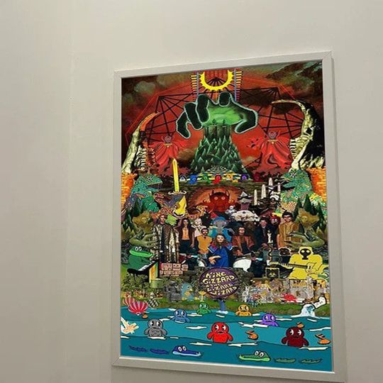 Discover Poster Fan Art King Gizzard and the Lizard Wizard Collage Wal Posters