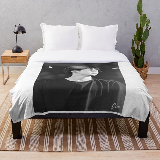 Discover BTS Jin Throw Blanket