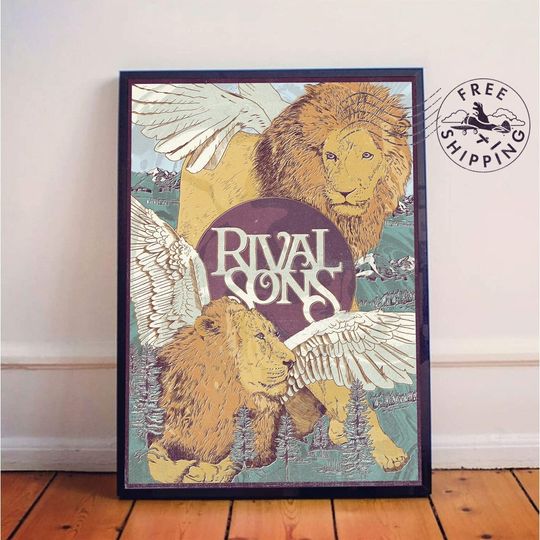 Discover Rival Sons | Band Print | Hand Drawn Poster