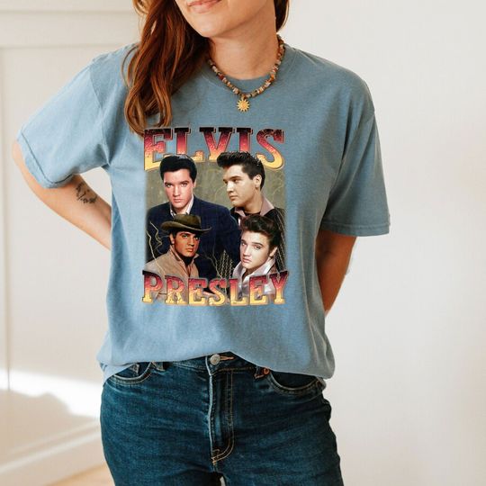 Discover Elvis Presley Vintage Unisex T-Shirt, Vintage Elvis Presley T-Shirt