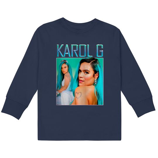 Discover Karol G Bichota Red Hair Kids Long Sleeve T-Shirts