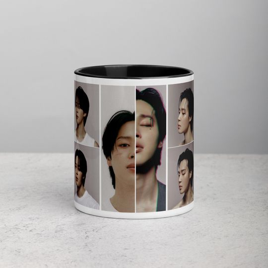 Discover Park Jimin Face Album Photo Concept  Mug BTS Jiminie JM Mochi Ceramic Mug