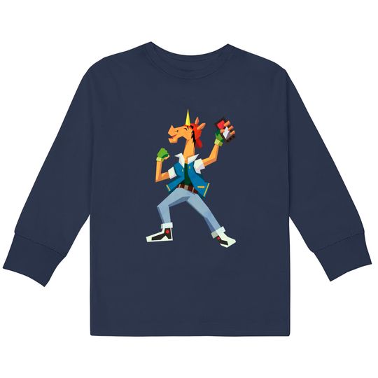 Discover Ready Set Go - Unicorny - Kids Long Sleeve T-Shirts