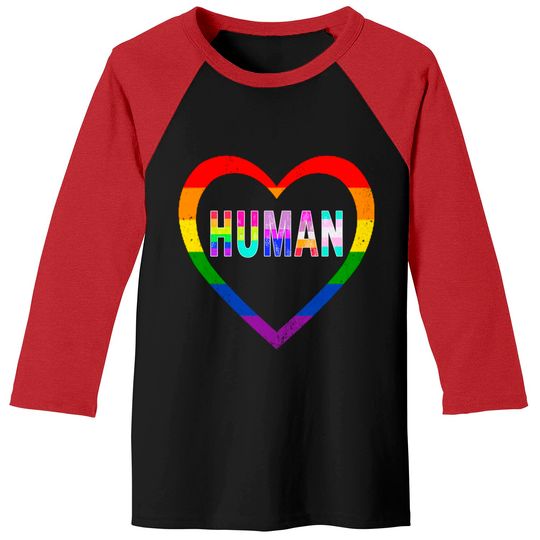 Discover Human pride month - Pride Month - Baseball Tees