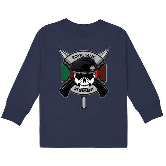 Discover 1st Royal Tank Regiment - 1 Royal Tank Regiment - Kids Long Sleeve T-Shirts