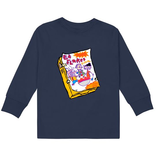 Discover Ed Flakes - Ed Edd N Eddy - Kids Long Sleeve T-Shirts
