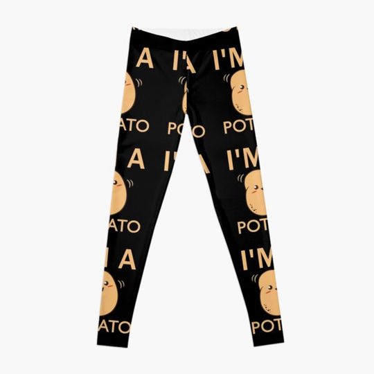 Discover I'm a potato - funny potato gift for kids,baby and family Leggings
