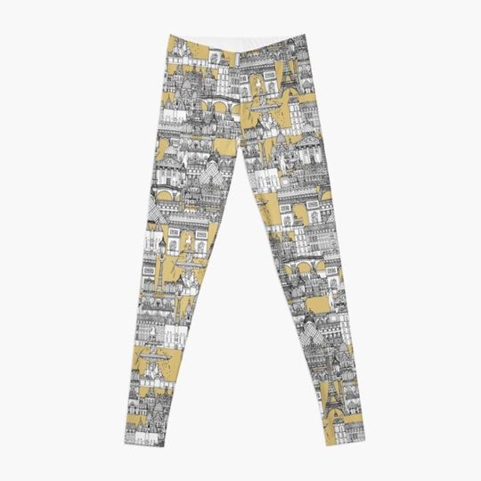 Discover Paris toile gold Leggings