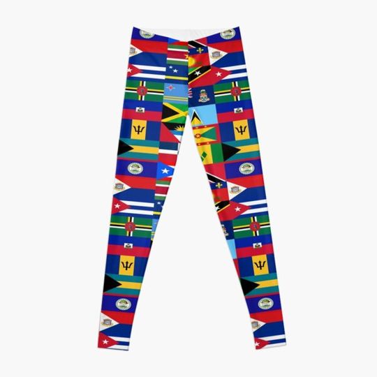 Discover Flags of the Caribbean Leggings