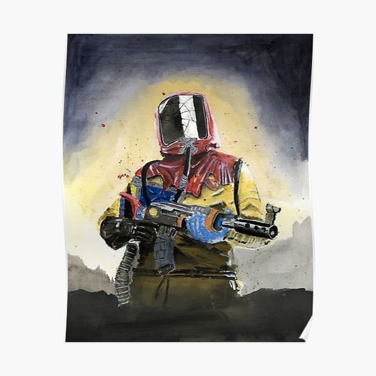 Discover Rust Hazmat Unofficial Painting Premium Matte Vertical Poster