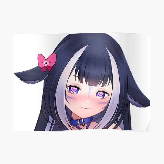 Discover Shylily heart eyes emote Premium Matte Vertical Poster
