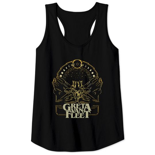 Discover Greta Van Fleet Moon Phase Tank Tops