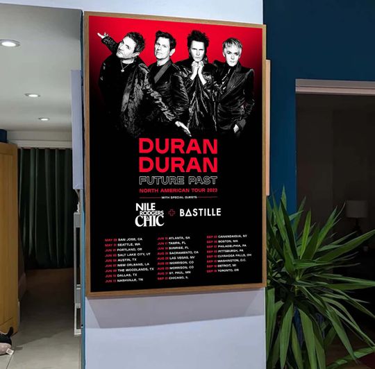 Discover Duran Duran Tour 2023 Poster