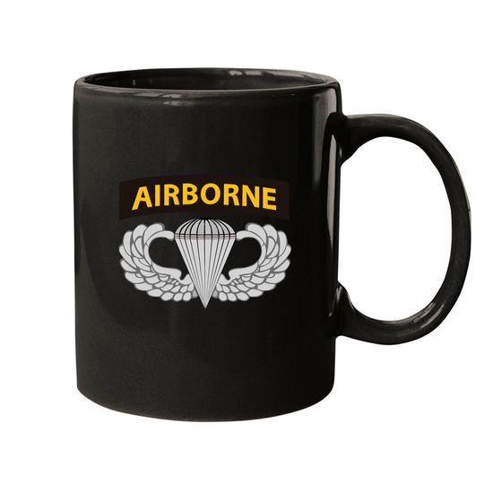 Discover Airborne Jump Wings With Airborne Tab Mugs