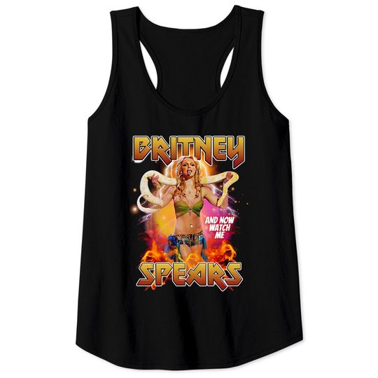 Discover Britney Spears Vintage Tank Tops, Music Theme