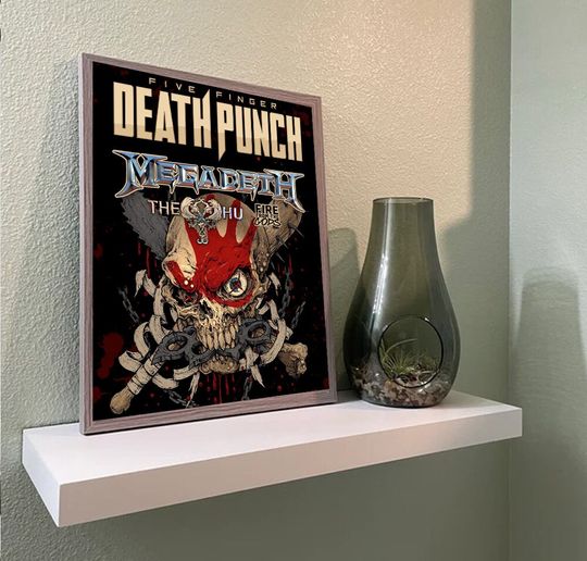 Discover Megadeth Five Finger Death Punch Tour  Poster