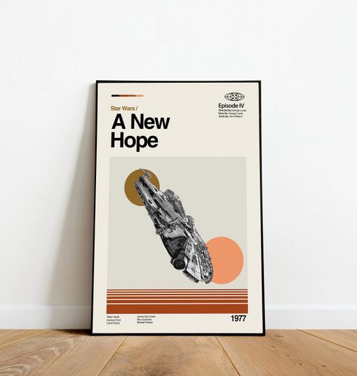 Discover A New Hope Vintage Poster