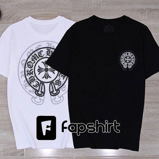 Discover CH Style Chrome Both Side T Shirt Heart