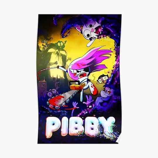 Discover Come and Learn with Pibby! Poster Premium Matte Vertical Poster