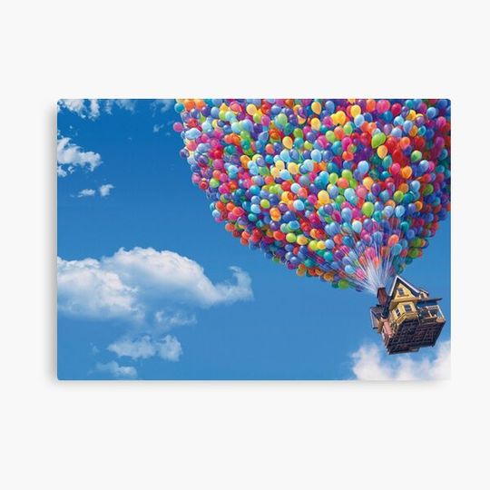 Discover The House from Up Canvas
