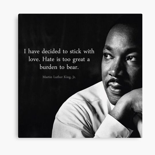 Discover Martin Luther King Jr Quote On Love Canvas