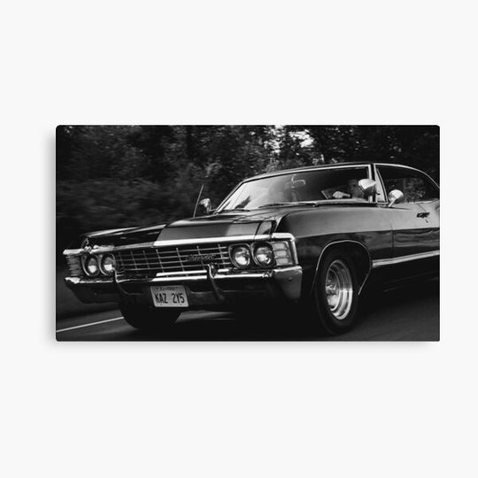 Discover Supernatural Impala Canvas