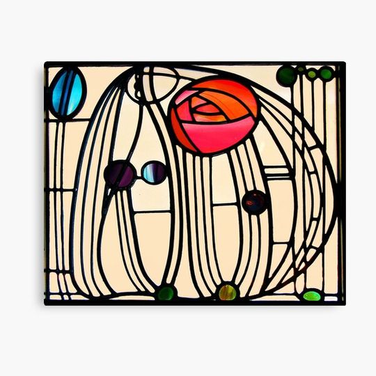 Discover Charles Rennie Mackintosh - Window Canvas