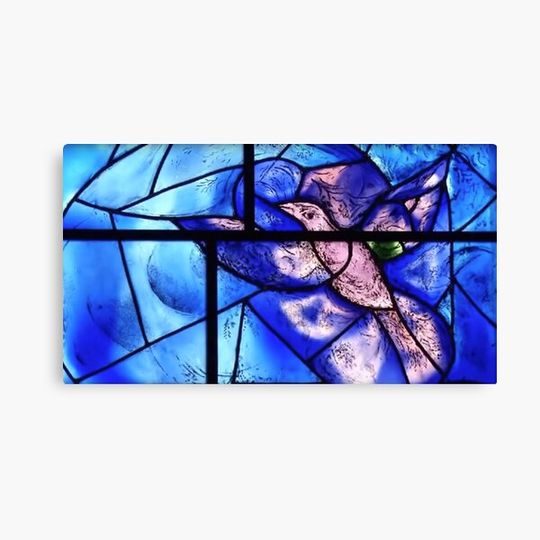 Discover Marc Chagall Stained Glass Panel Window Canvas