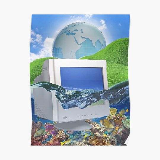 Discover Frutiger Aero 2 Premium Matte Vertical Poster