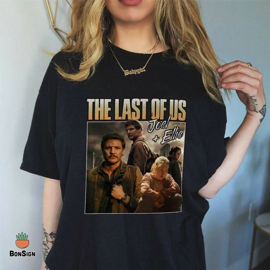 Discover Joel and Ellie Shirt, Pedro Pascal, Pedro Pascal Shirt