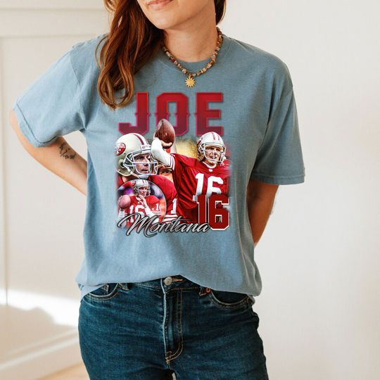 Discover Joe Montana Vintage Unisex T-Shirt, Vintage Joe Montana T-Shirt