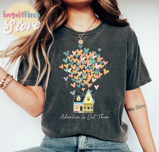 Discover Adventure Is Out There Shirt, UP House Balloons Shirt