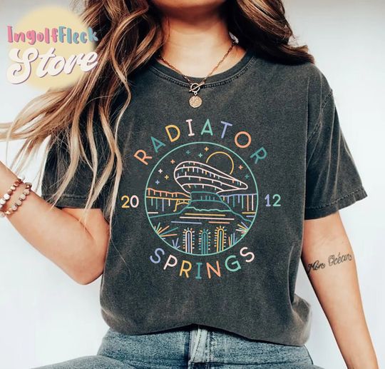 Discover Vintage Radiator Springs Shirt, California Adventure Park Shirt
