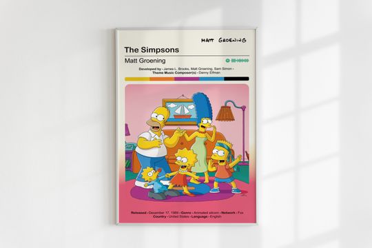 Discover The Simpsons Art Print