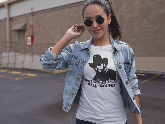 Discover Country Legends Tshirt, Whiskey Bent Hell Bound Tshirt, Country Music Shirt
