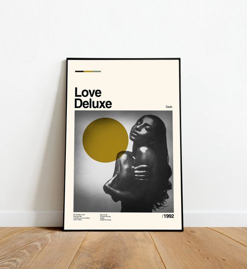 Discover Love Deluxe - Sade - Music Album Poster - Music Poster