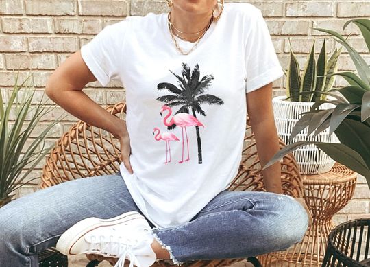 Discover Pink Flamingo Gift T-Shirt