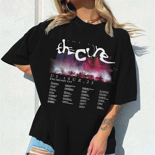 Discover The Cure 2023 North American Tour Dates T-Sshirt