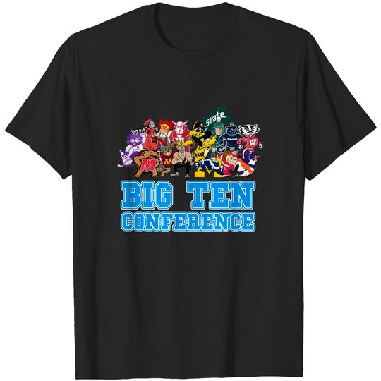 Discover Big Ten Conference Vintage T-Shirts