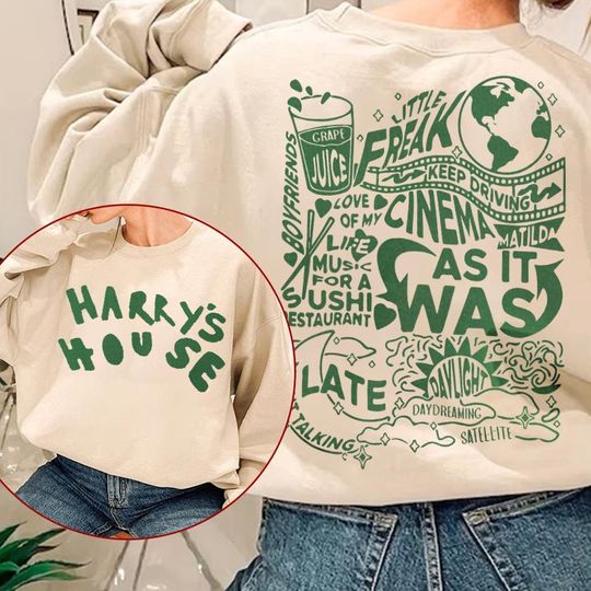 Discover Vintage Harry's House Track Shirt, As It Was Harry's House Tour Sweatshirt