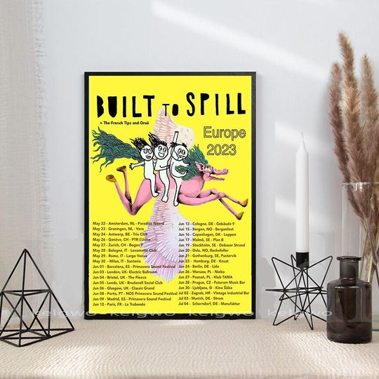 Discover Built To Spill World Tour 2023 Poster