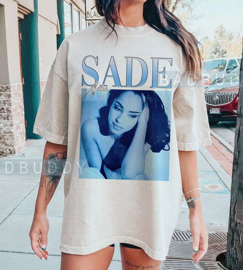 Discover Sade Love Deluxe Shirt ,Sade Adu Vintage album, Sade Love album t shirt