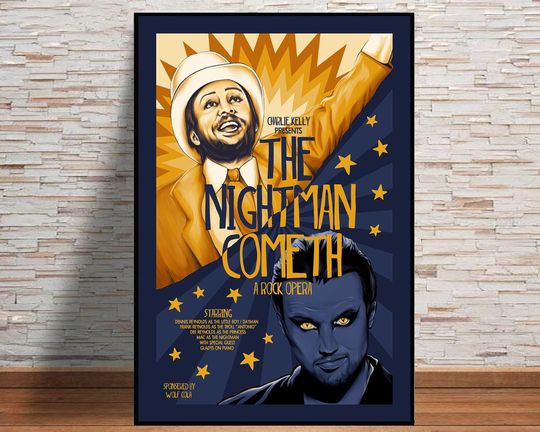 Discover The Nightman Cometh Movie Poster Wall Art Poster