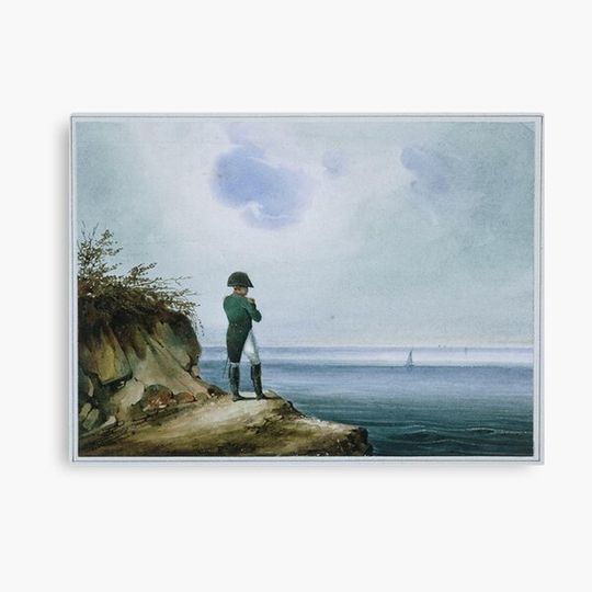 Discover Napoleon on Saint Helena by Franz Josef Sandmann Canvas
