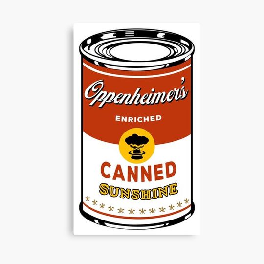 Discover Canned Sunshine Canvas