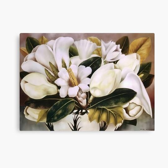 Discover Magnolias by Frida Kahlo Canvas