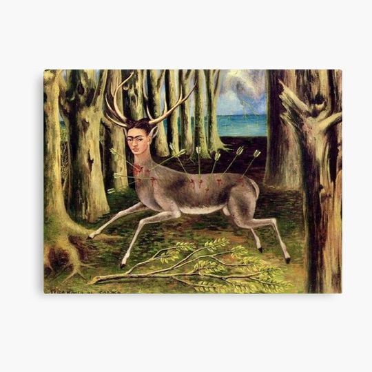 Discover The Wounded Deer by Frida Kahlo Canvas