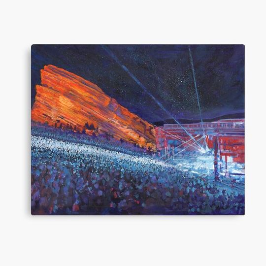 Discover Red Rocks Sky Canvas