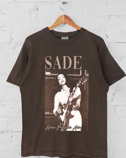 Discover Sade Helen Adu T-shirt,  Sade Adu Vintage Style T-Shirt,
