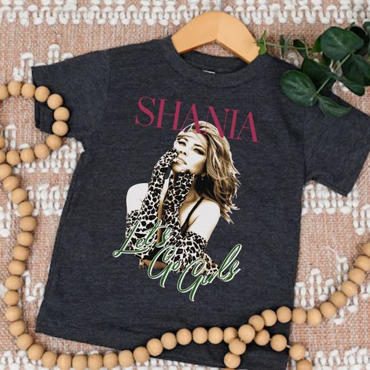 Discover Youth Shania Twain Lets Go Girls Concert T-shirt | Kids 90s Country Music Shirt